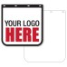 Mudflap - 18" Wide x 12" High - White / With Custom Logo